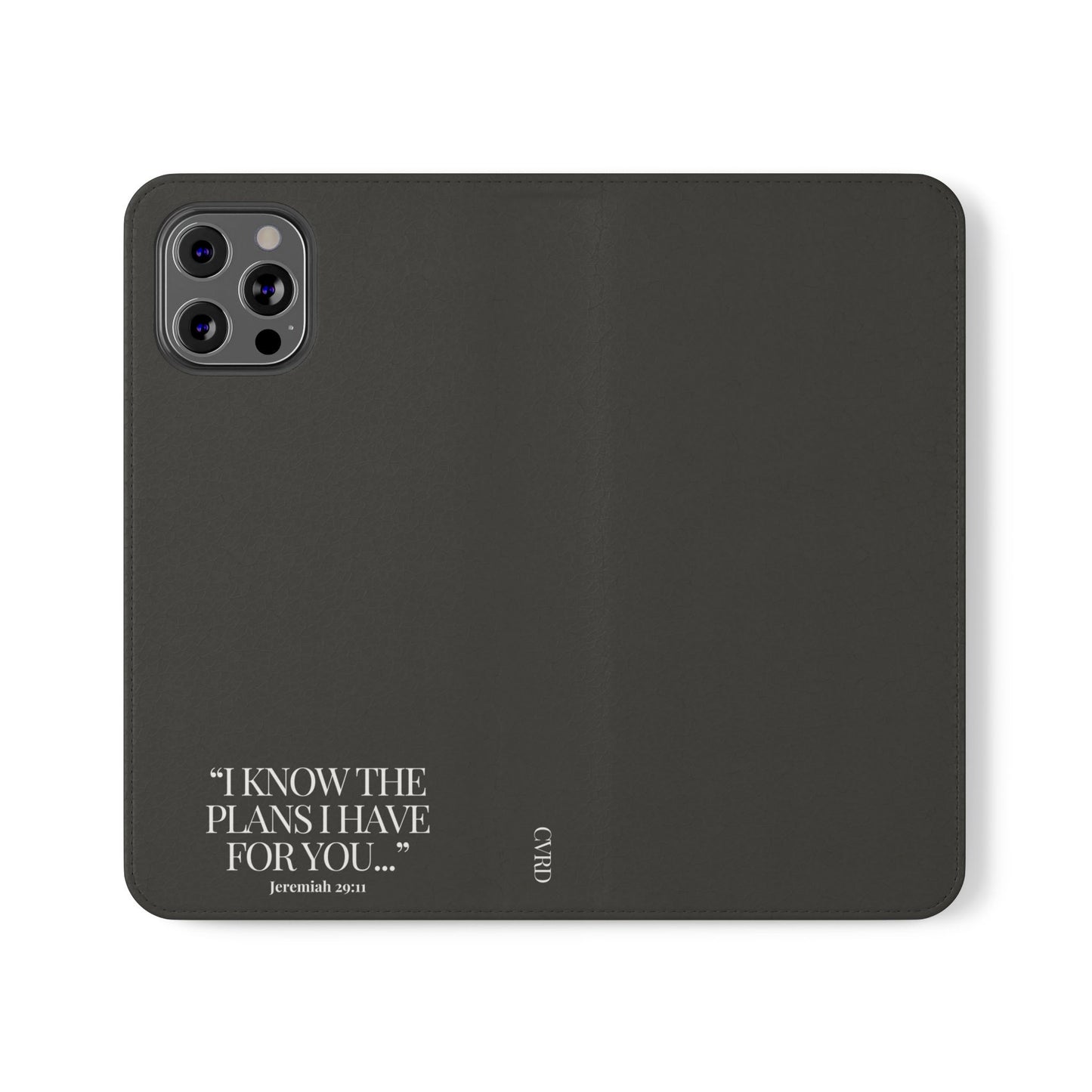 "God's Plan" - Black Phone Case (Jeremiah 29:11)