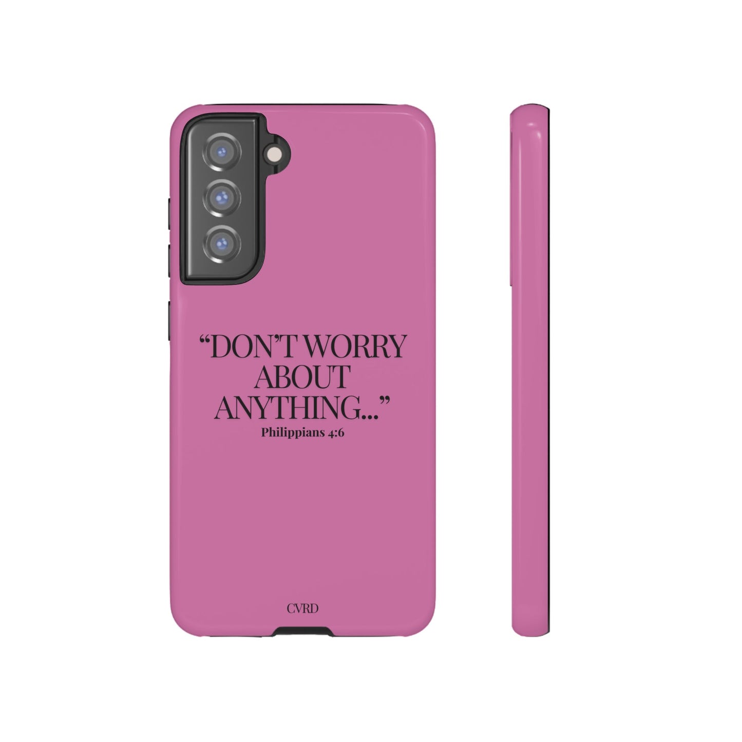 Pretty in Pink Phone Case (Philippians 4:6)