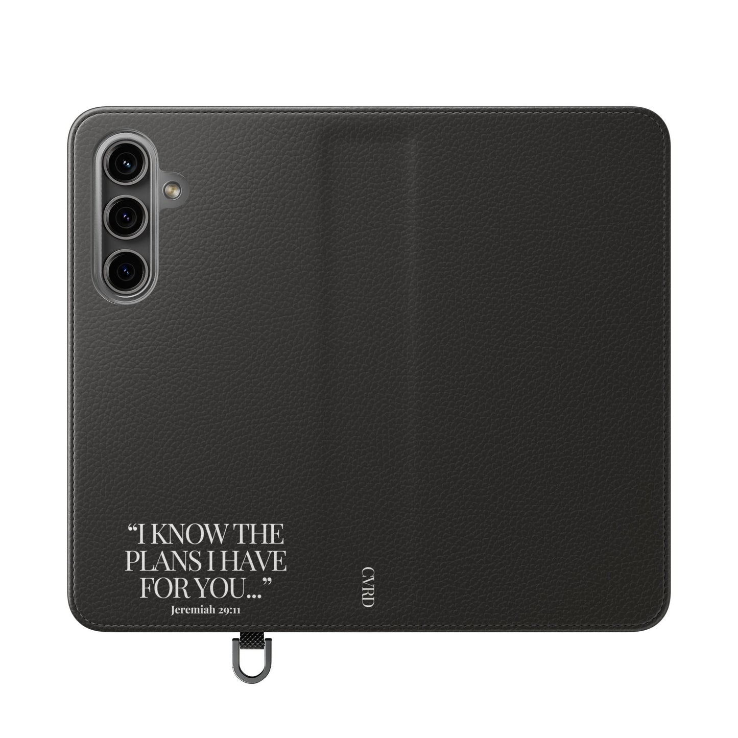 "God's Plan" - Black Phone Case (Jeremiah 29:11)