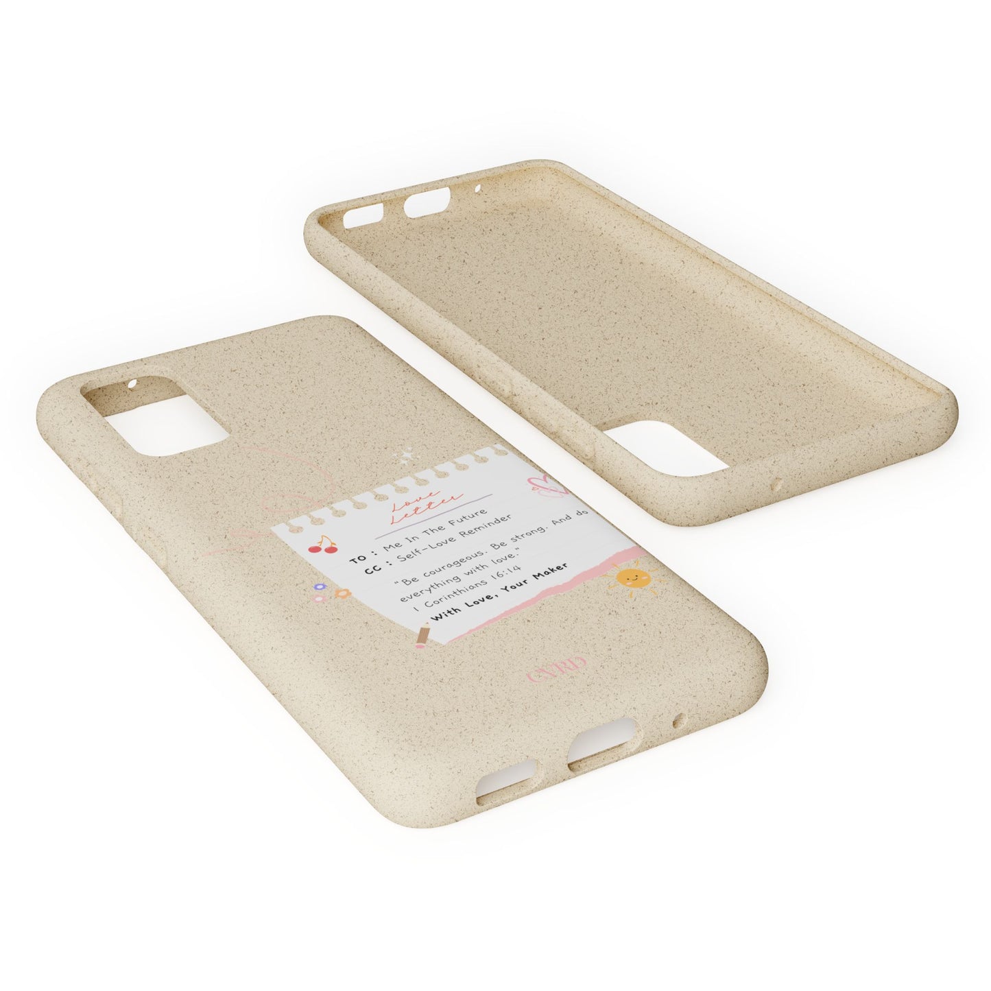 "Love Actually" - Biodegradable Phone Case (1 Corinthians 16:14)