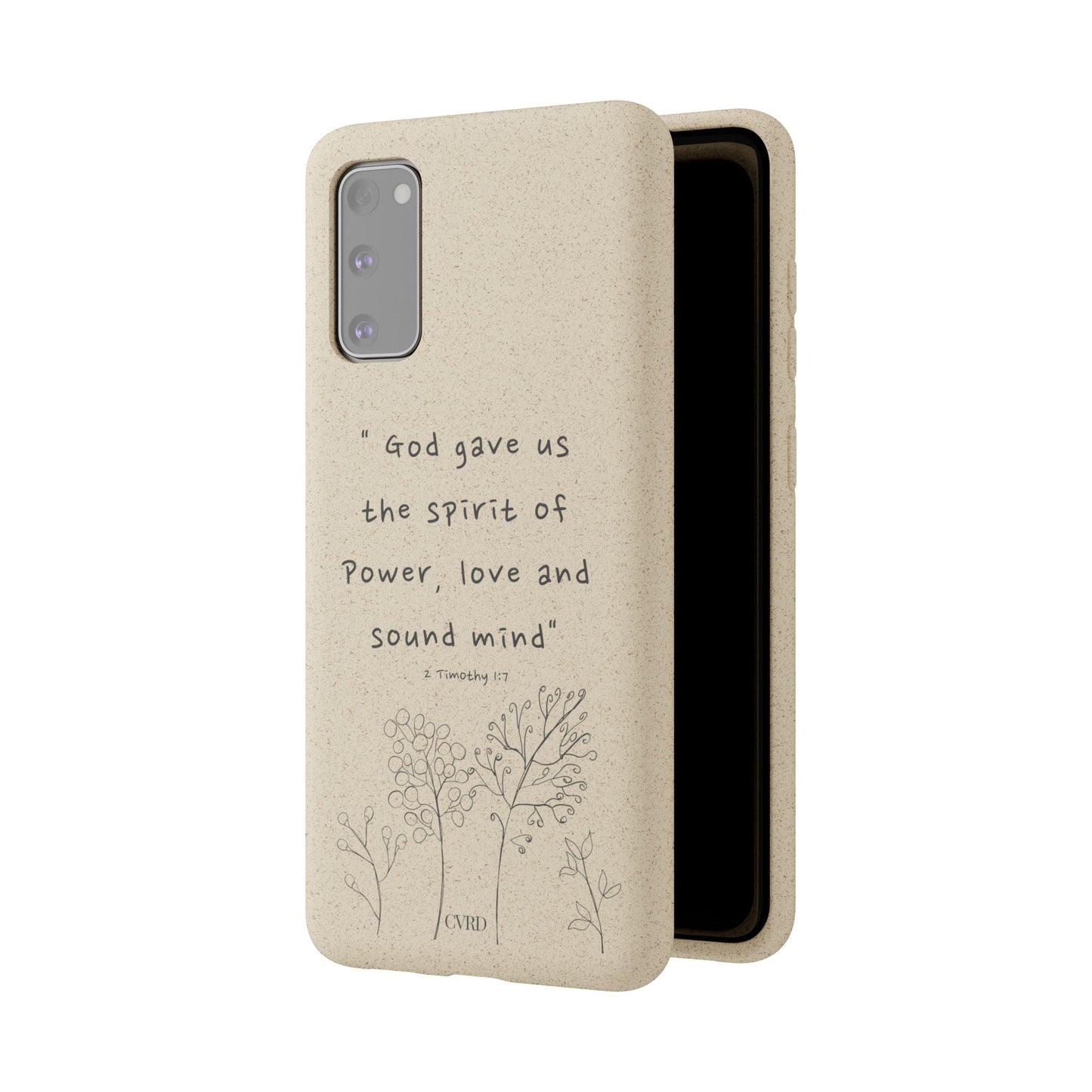 "Faith Over Fear" - Biodegradable Phone Case (2 Timothy 1:7)