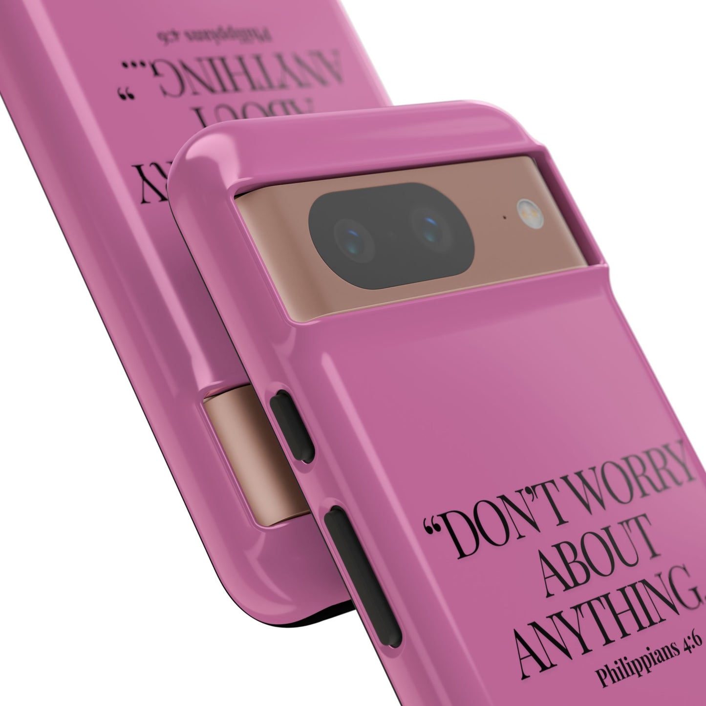 Pretty in Pink Phone Case (Philippians 4:6)