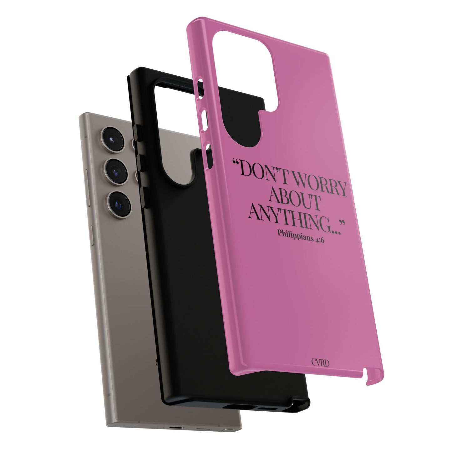 Pretty in Pink Phone Case (Philippians 4:6)