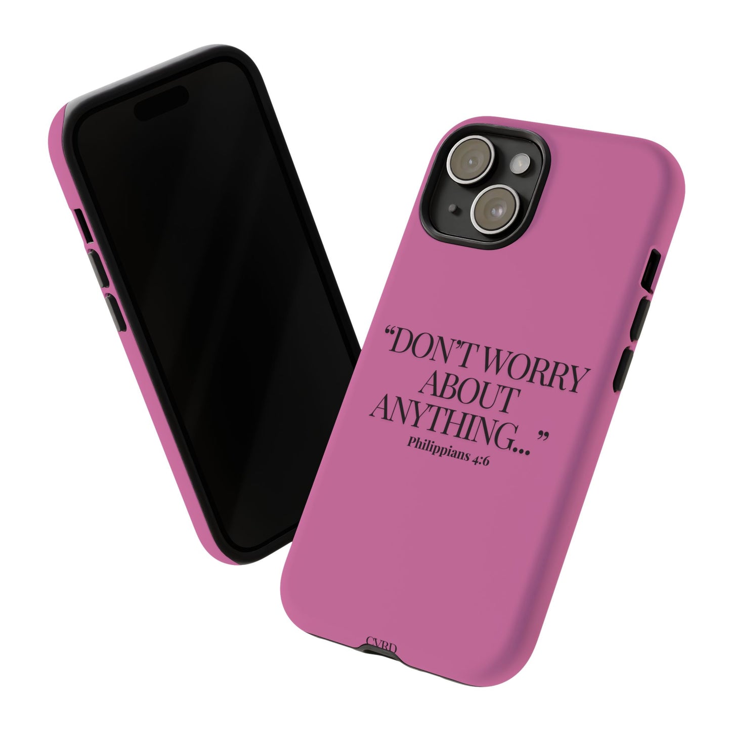 Pretty in Pink Phone Case (Philippians 4:6)