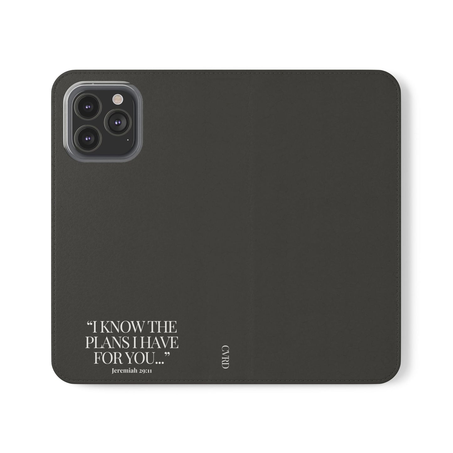 "God's Plan" - Black Phone Case (Jeremiah 29:11)