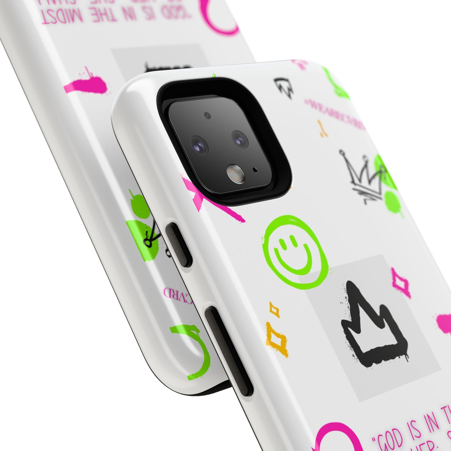 "Girl Power" - White Phone Case (Psalms 46:5)