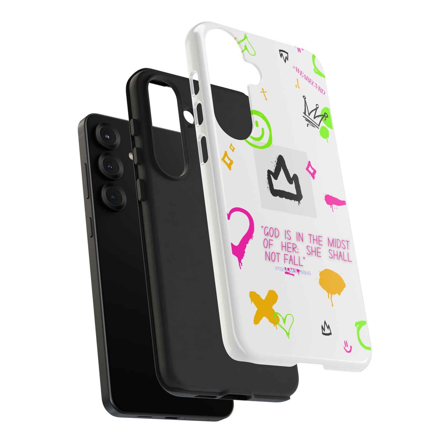 "Girl Power" - White Phone Case (Psalms 46:5)