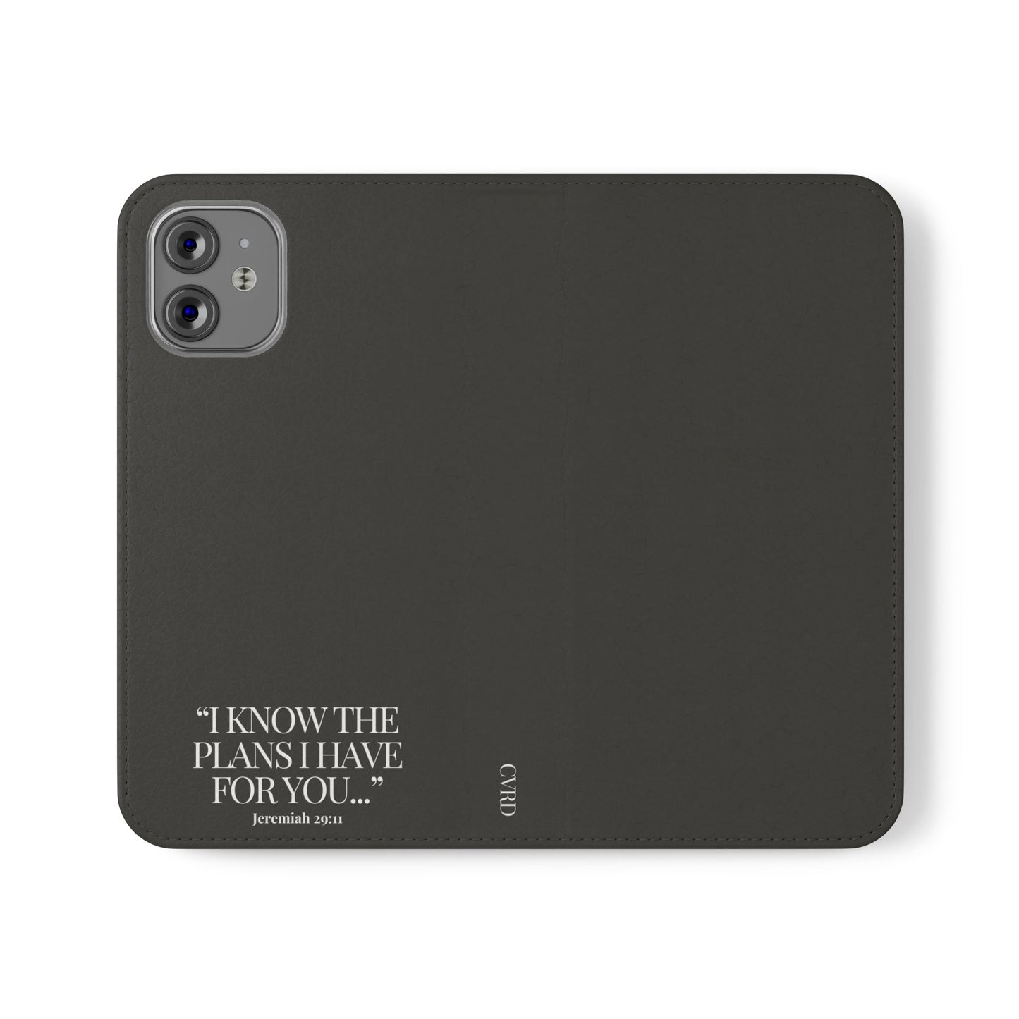 "God's Plan" - Black Phone Case (Jeremiah 29:11)