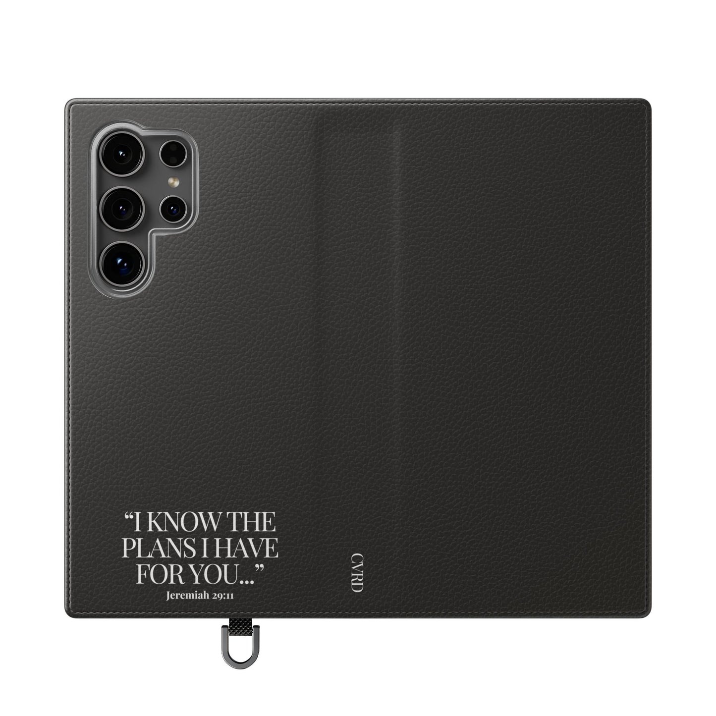 "God's Plan" - Black Phone Case (Jeremiah 29:11)