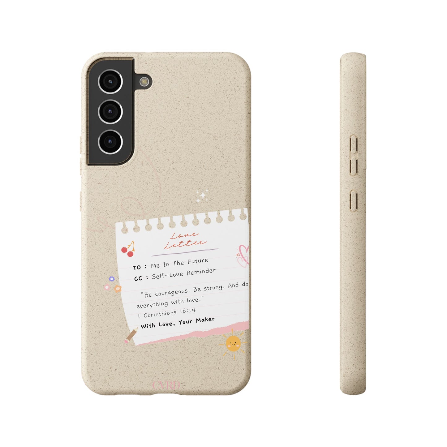 "Love Actually" - Biodegradable Phone Case (1 Corinthians 16:14)