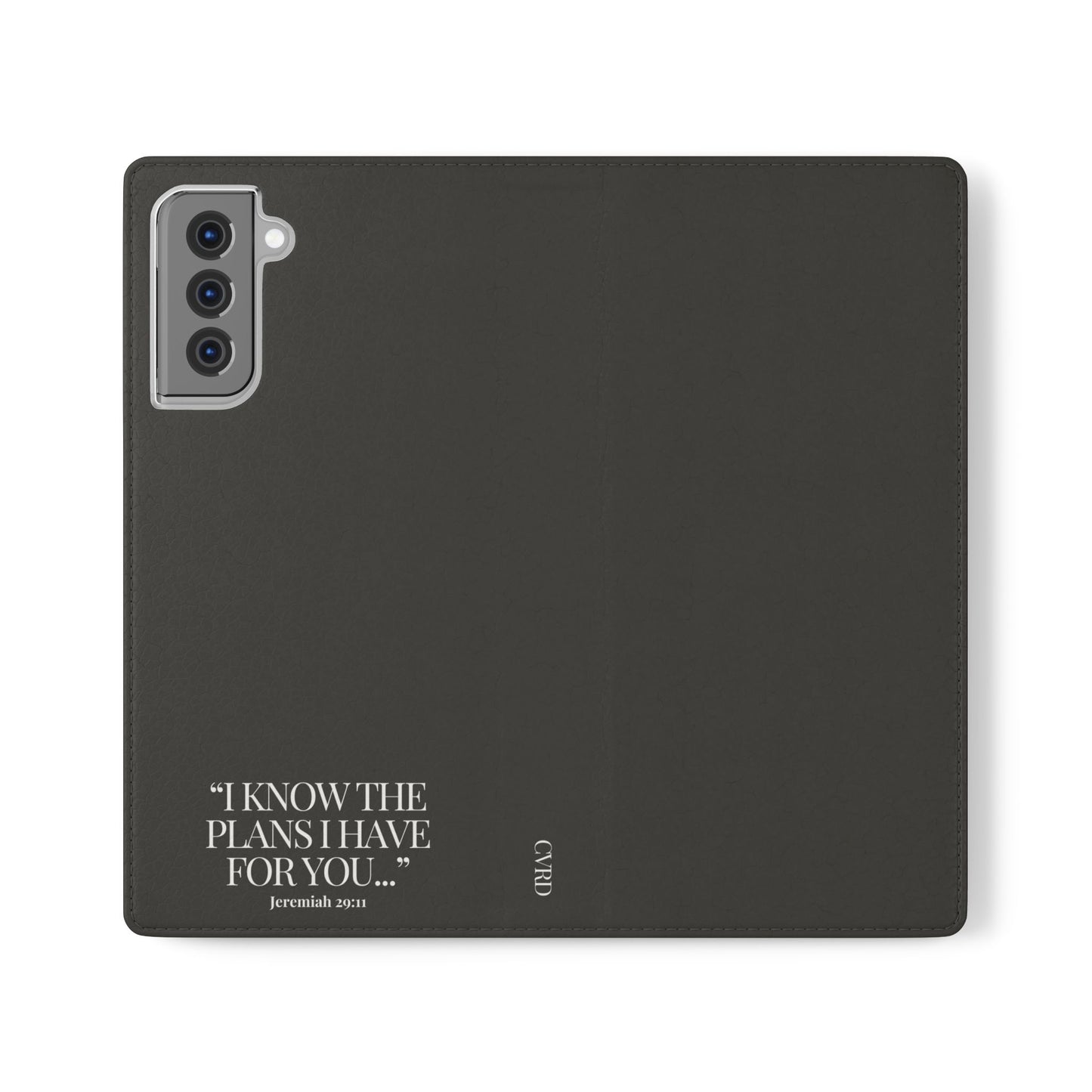 "God's Plan" - Black Phone Case (Jeremiah 29:11)