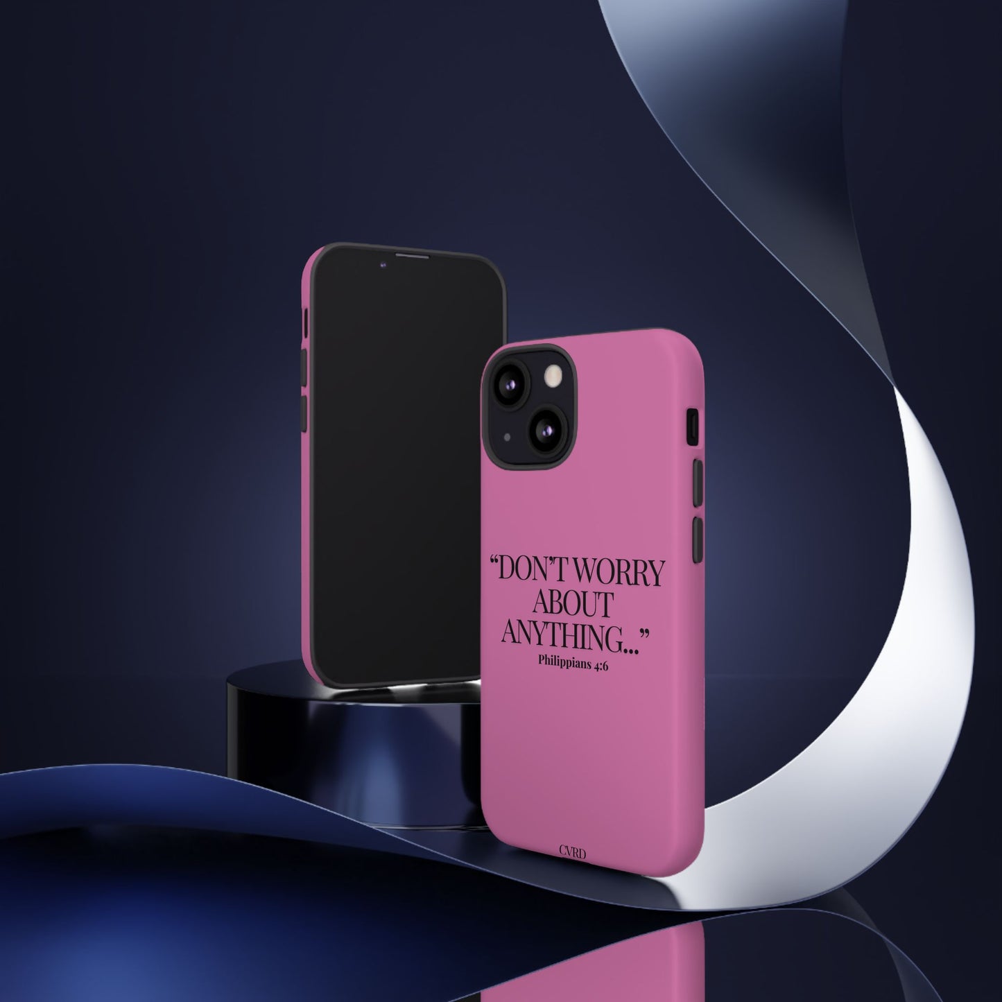 Pretty in Pink Phone Case (Philippians 4:6)
