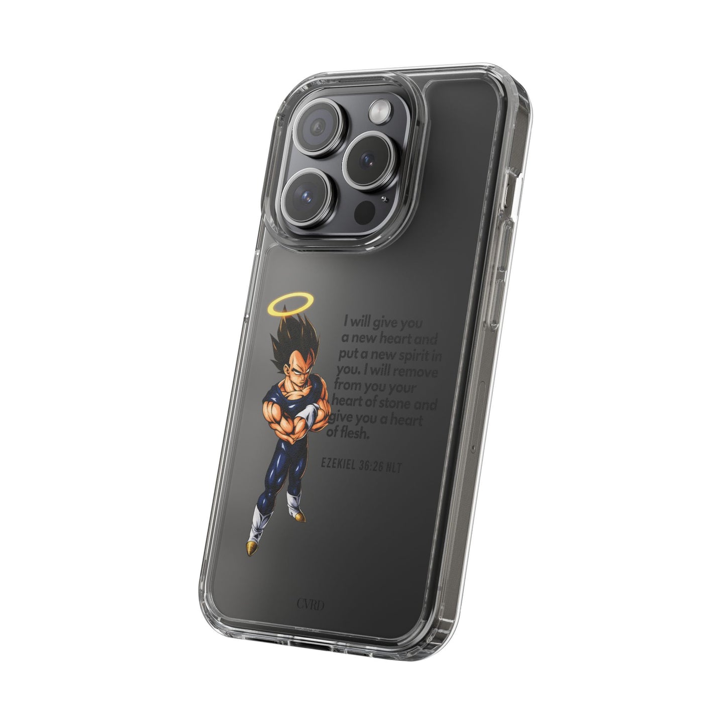"Reborn" – Transparent Phone Case (Ezekiel 36:26)
