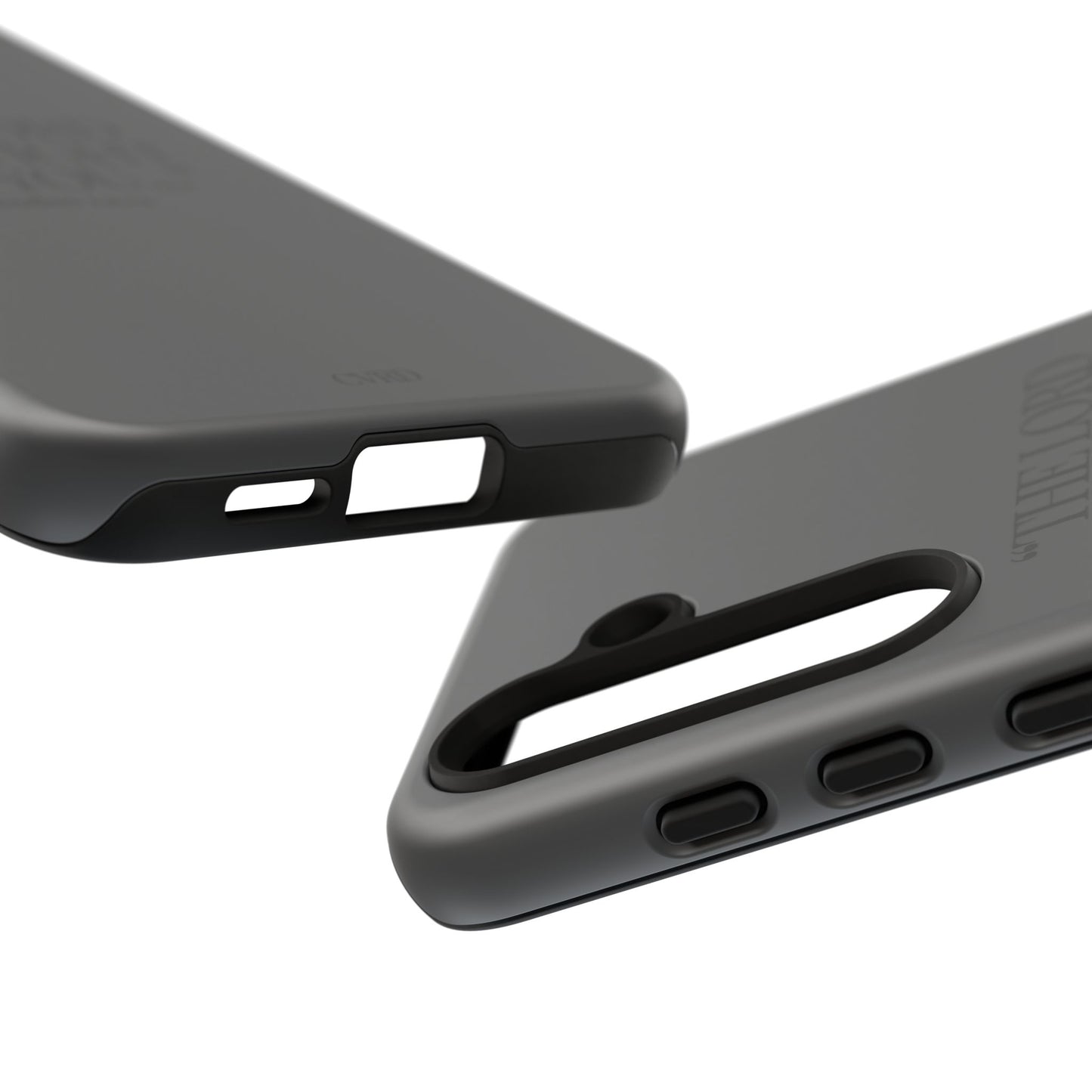 "Silent Strength" - Black Phone Case (Exodus 14:14)