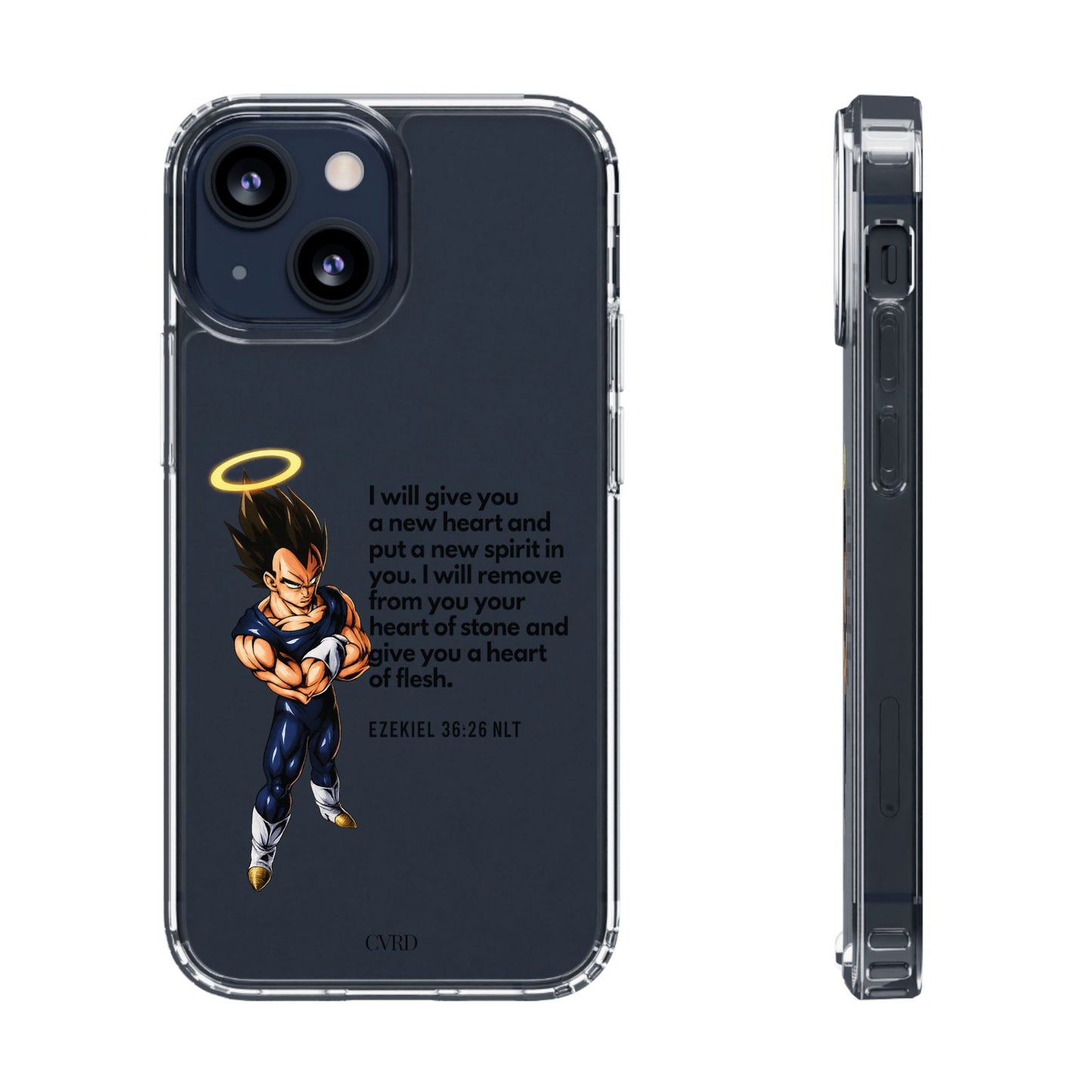 "Reborn" – Transparent Phone Case (Ezekiel 36:26)