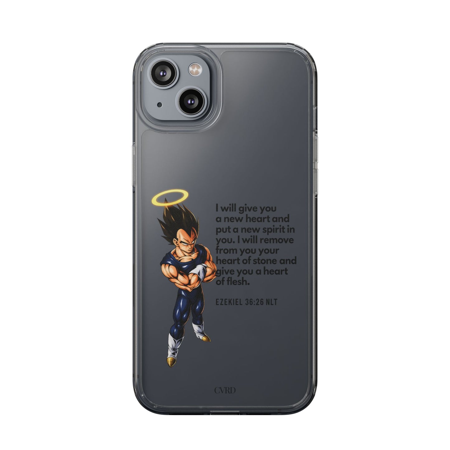"Reborn" – Transparent Phone Case (Ezekiel 36:26)