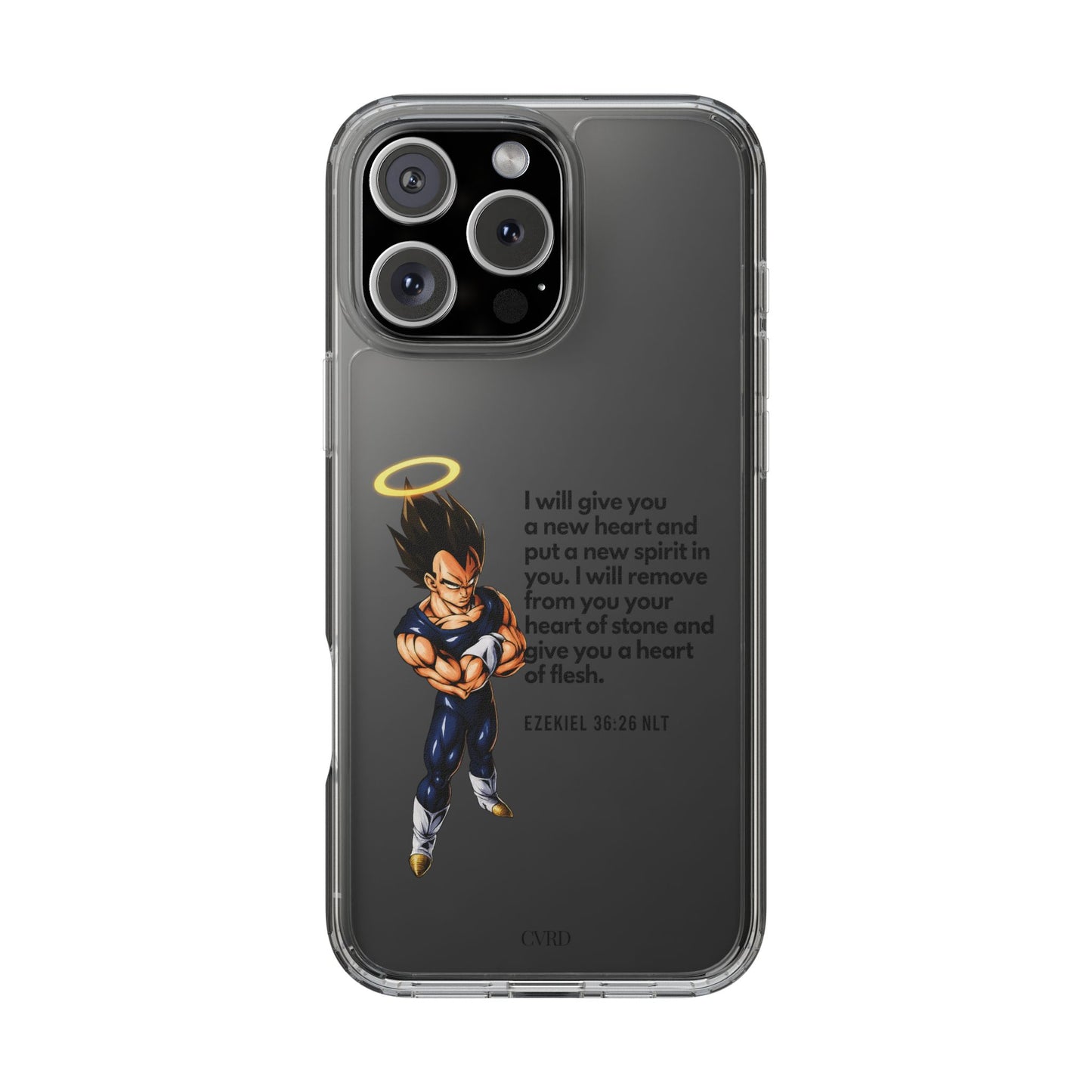 "Reborn" – Transparent Phone Case (Ezekiel 36:26)