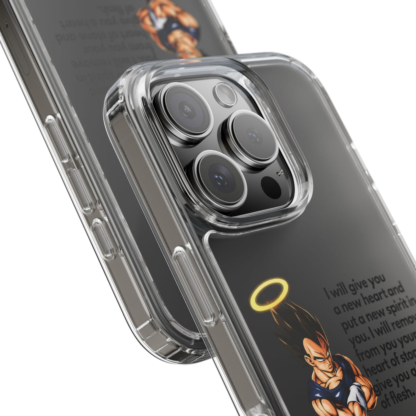 "Reborn" – Transparent Phone Case (Ezekiel 36:26)