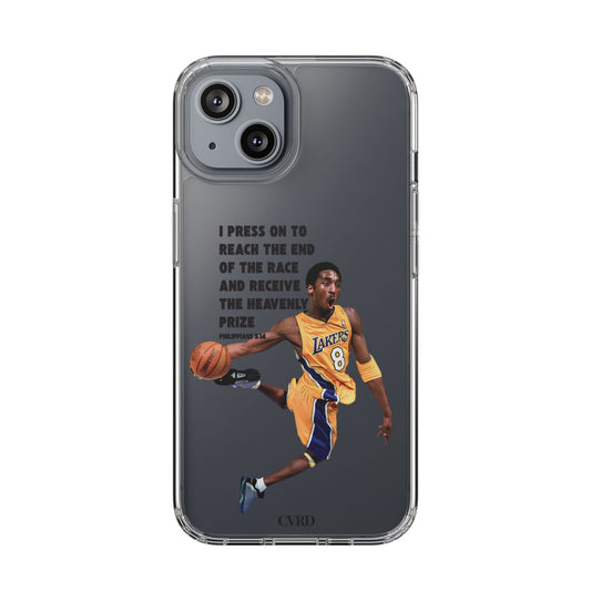 "Angel" – Transparent Phone Case (Philippians 3:14)