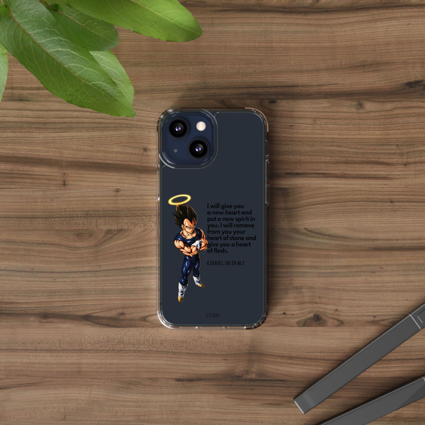 "Reborn" – Transparent Phone Case (Ezekiel 36:26)