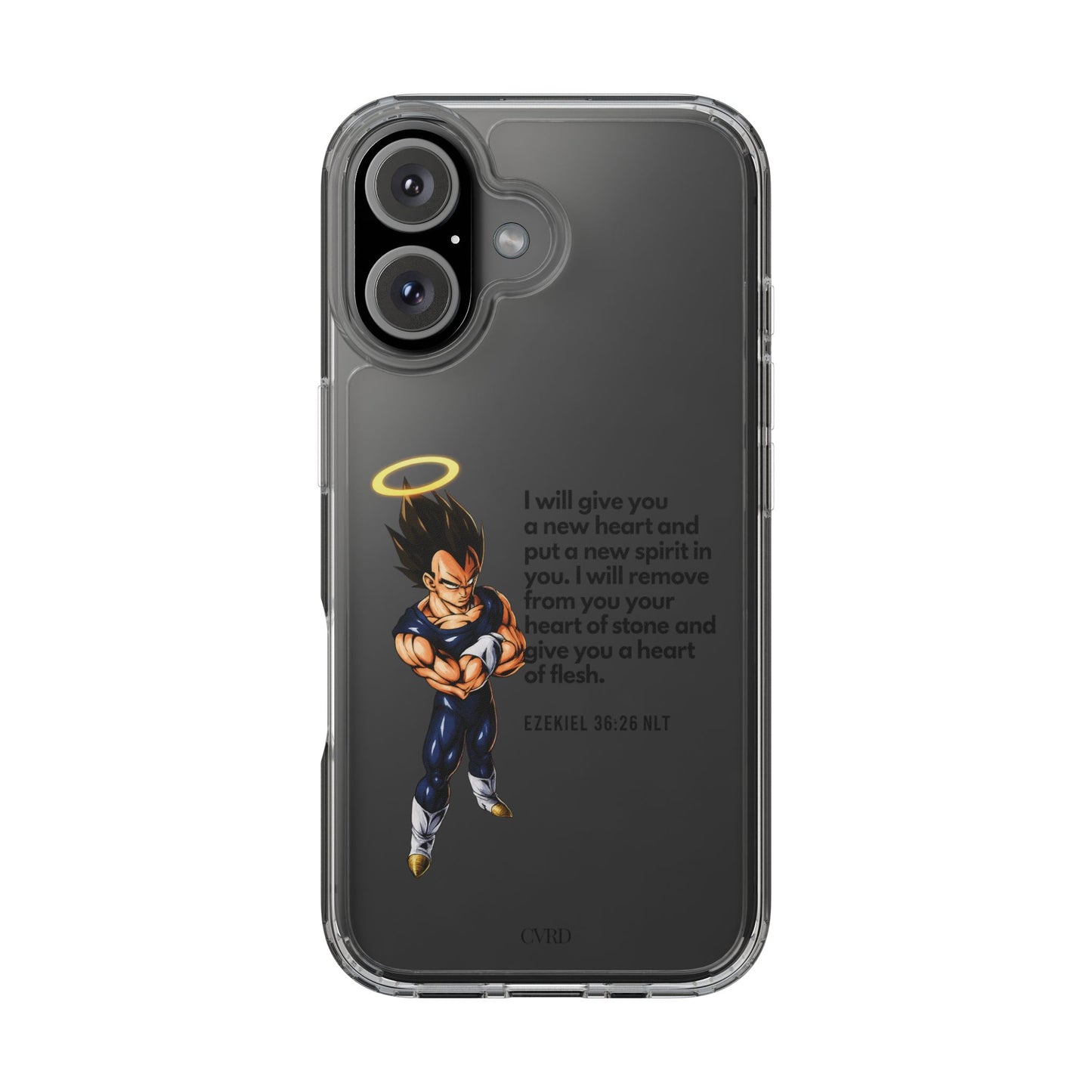 "Reborn" – Transparent Phone Case (Ezekiel 36:26)