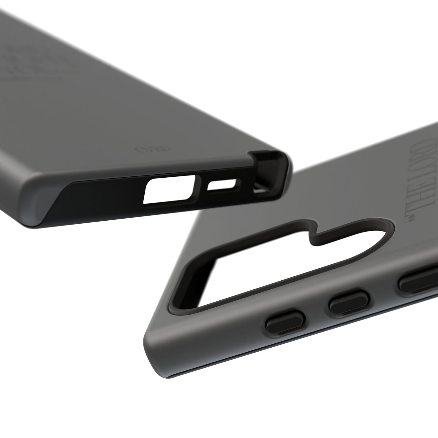"Silent Strength" - Black Phone Case (Exodus 14:14)