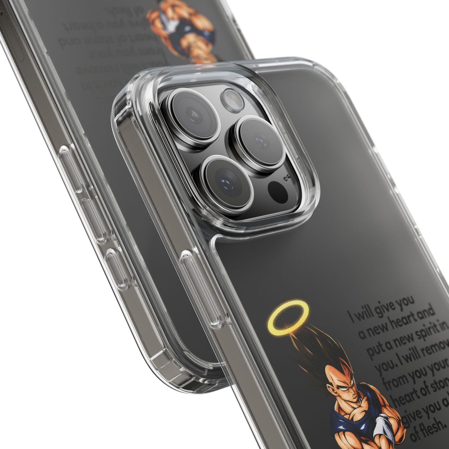 "Reborn" – Transparent Phone Case (Ezekiel 36:26)