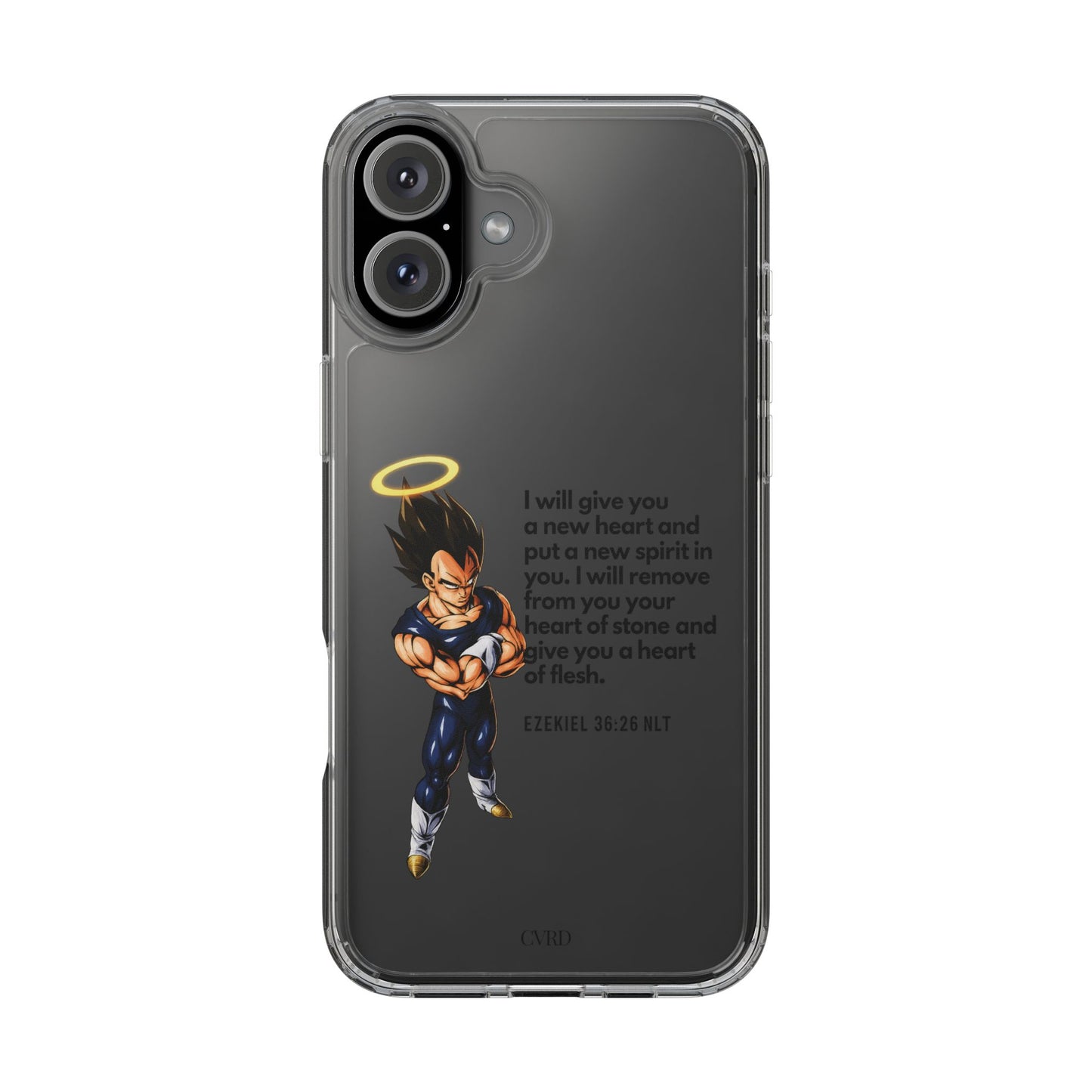 "Reborn" – Transparent Phone Case (Ezekiel 36:26)