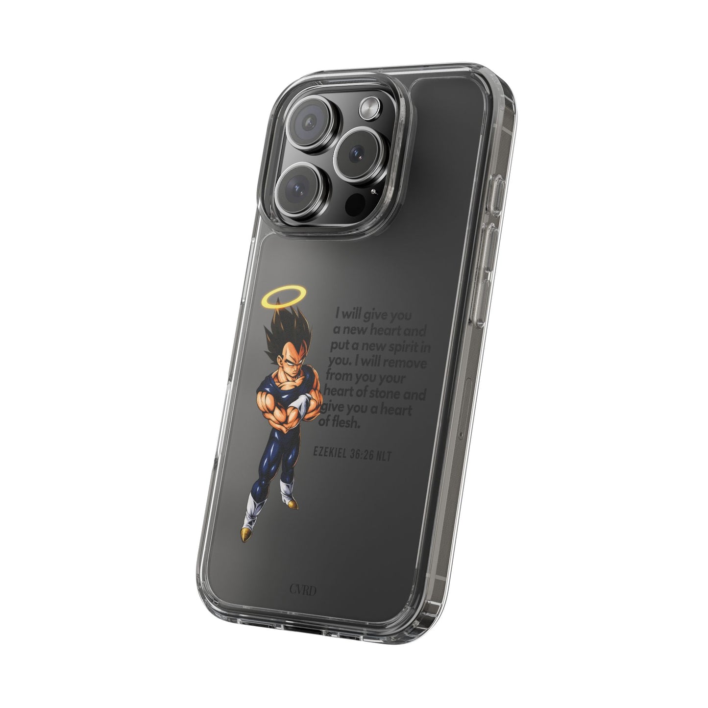 "Reborn" – Transparent Phone Case (Ezekiel 36:26)