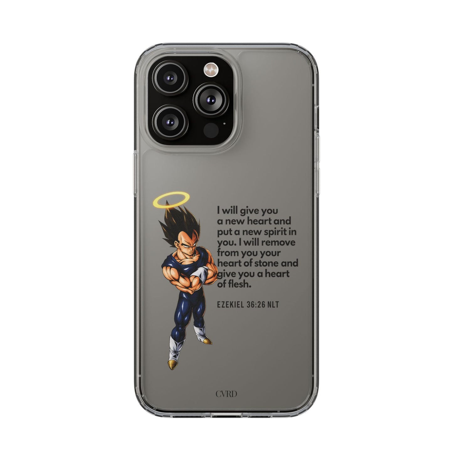 "Reborn" – Transparent Phone Case (Ezekiel 36:26)