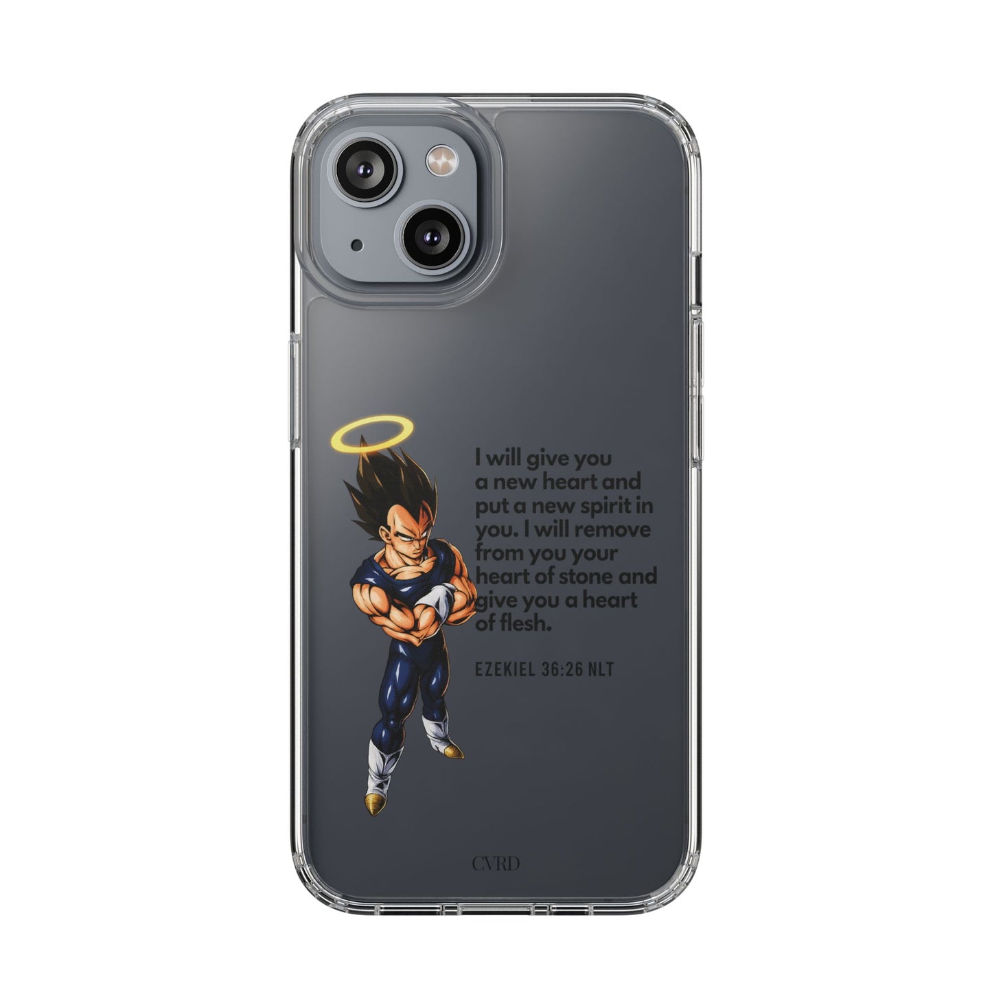 "Reborn" – Transparent Phone Case (Ezekiel 36:26)