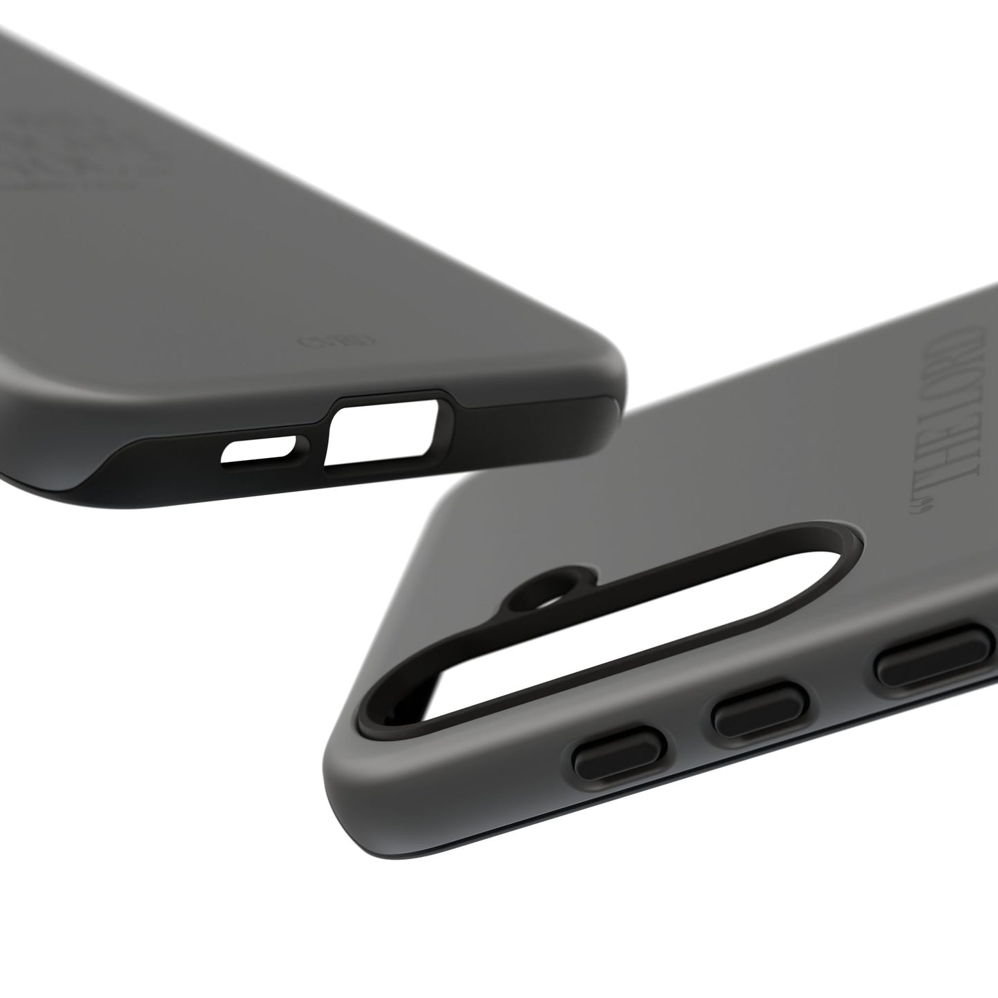 "Silent Strength" - Black Phone Case (Exodus 14:14)