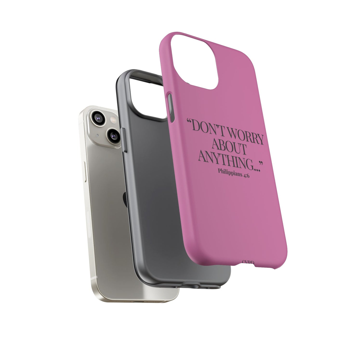 Pretty in Pink Phone Case (Philippians 4:6)
