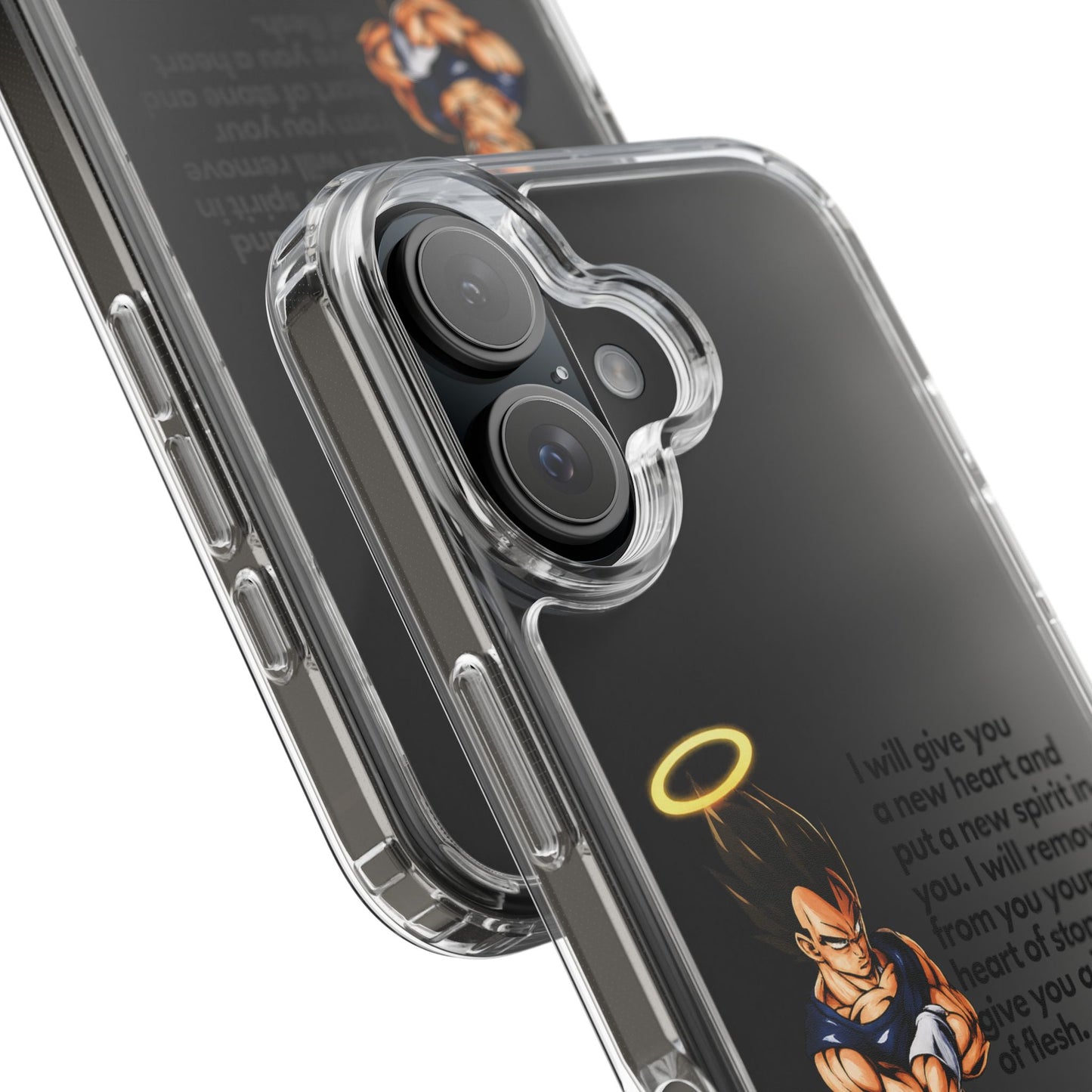 "Reborn" – Transparent Phone Case (Ezekiel 36:26)