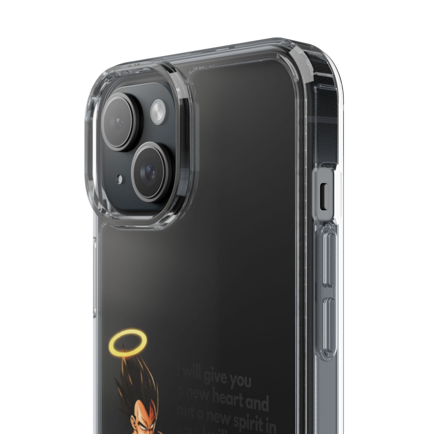 "Reborn" – Transparent Phone Case (Ezekiel 36:26)