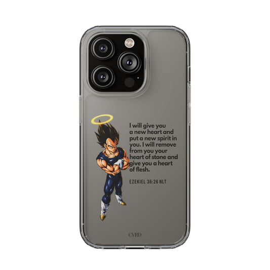 "Reborn" – Transparent Phone Case (Ezekiel 36:26)