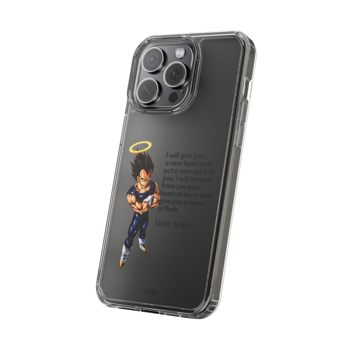 "Reborn" – Transparent Phone Case (Ezekiel 36:26)