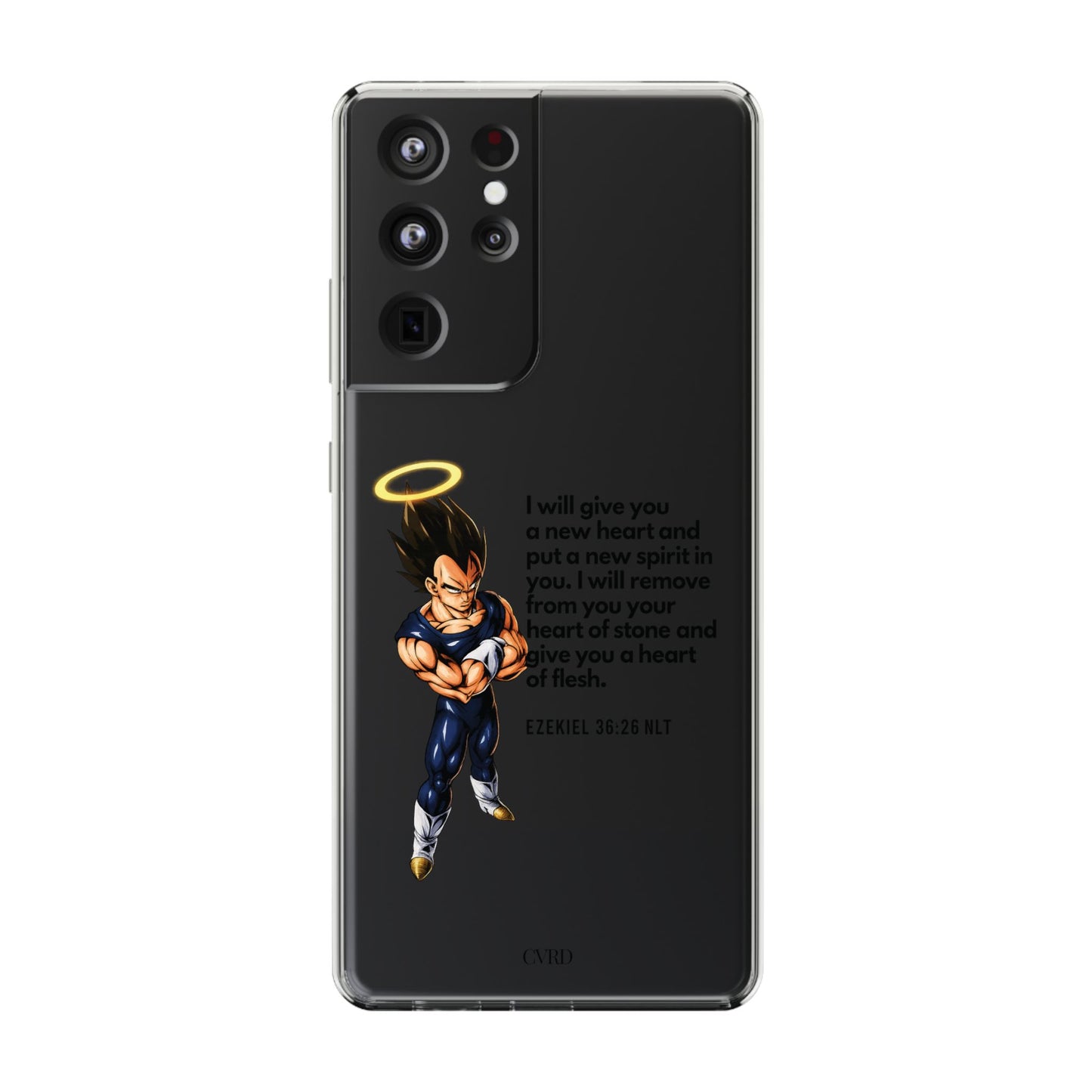 "Reborn" – Transparent Phone Case (Ezekiel 36:26)