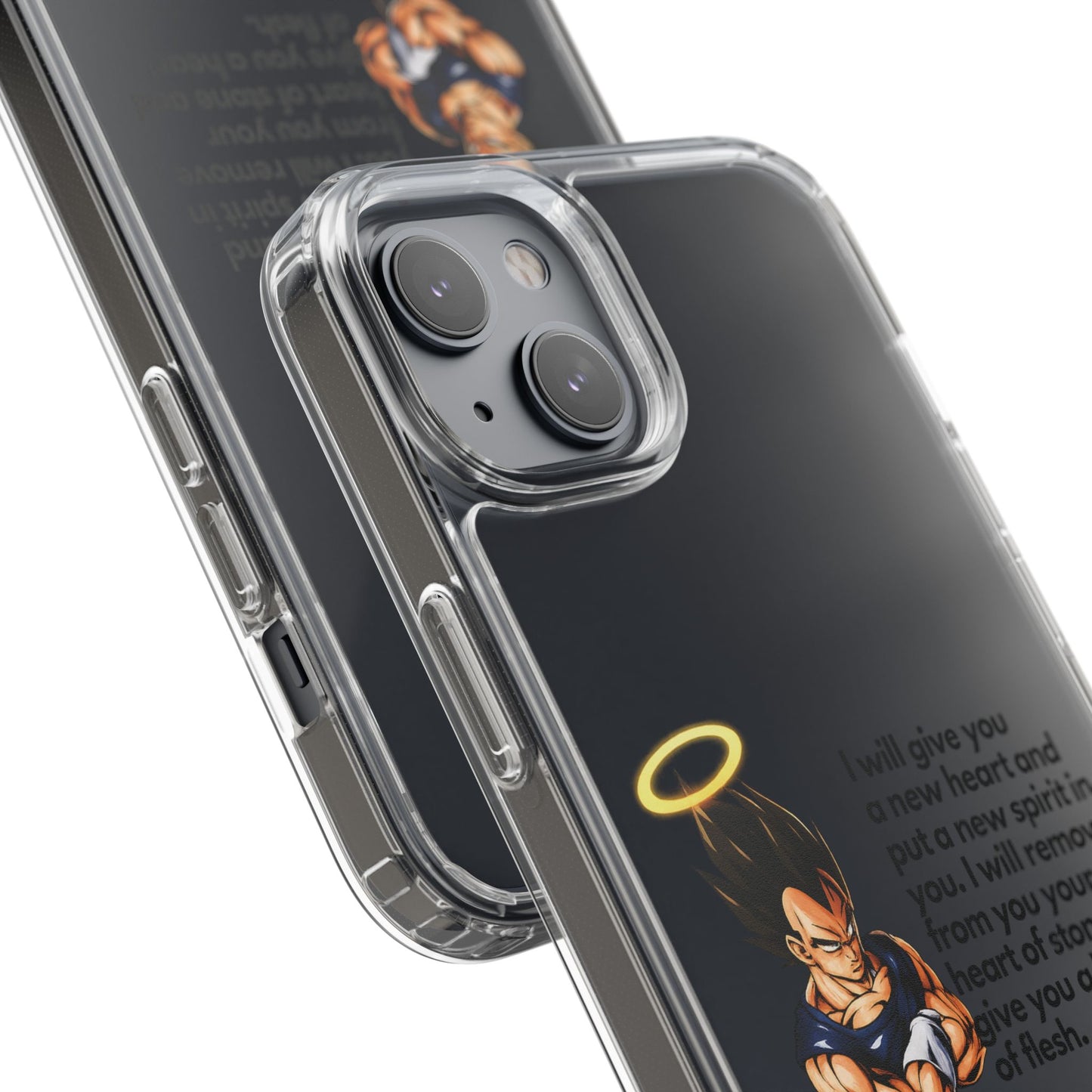 "Reborn" – Transparent Phone Case (Ezekiel 36:26)