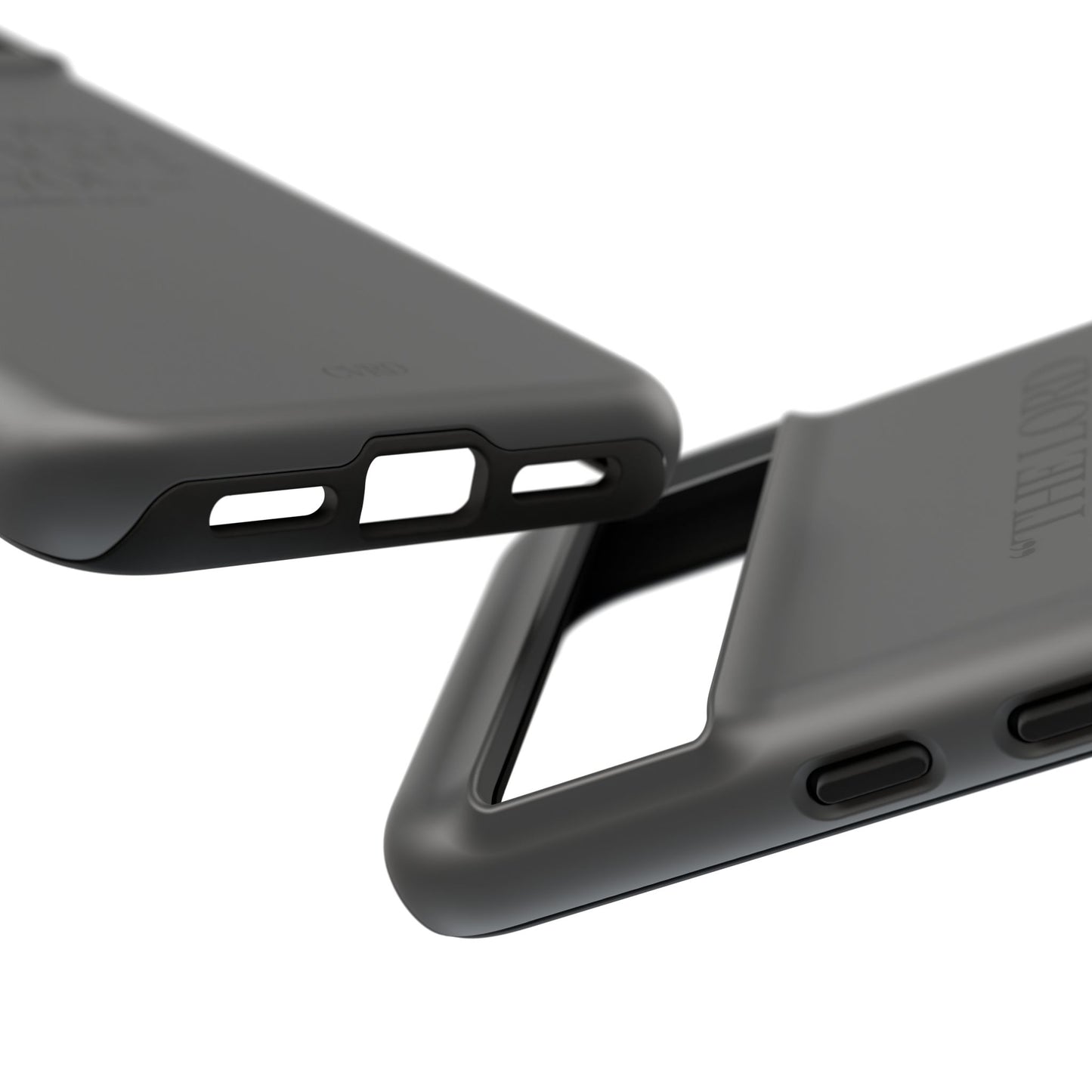 "Silent Strength" - Black Phone Case (Exodus 14:14)