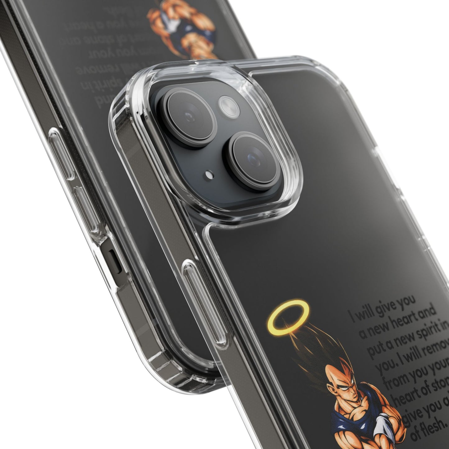 "Reborn" – Transparent Phone Case (Ezekiel 36:26)