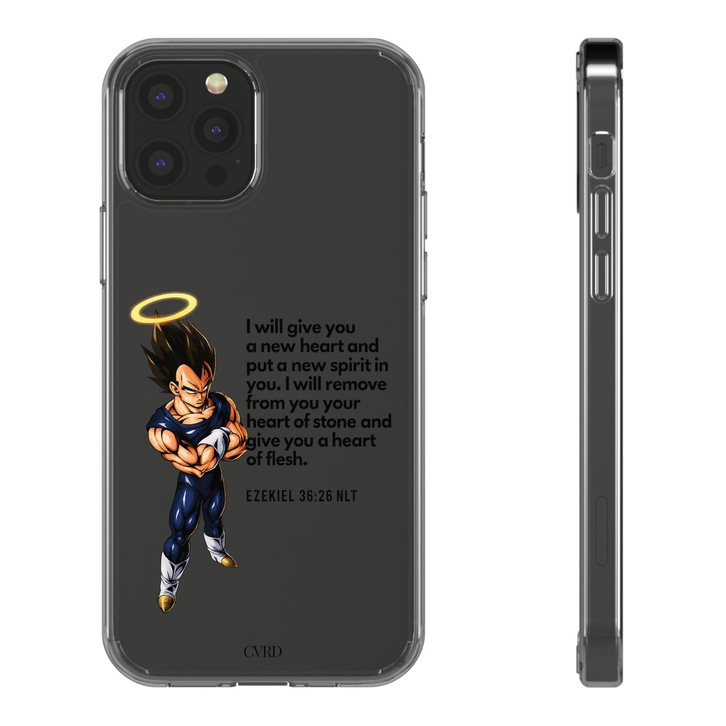 "Reborn" – Transparent Phone Case (Ezekiel 36:26)
