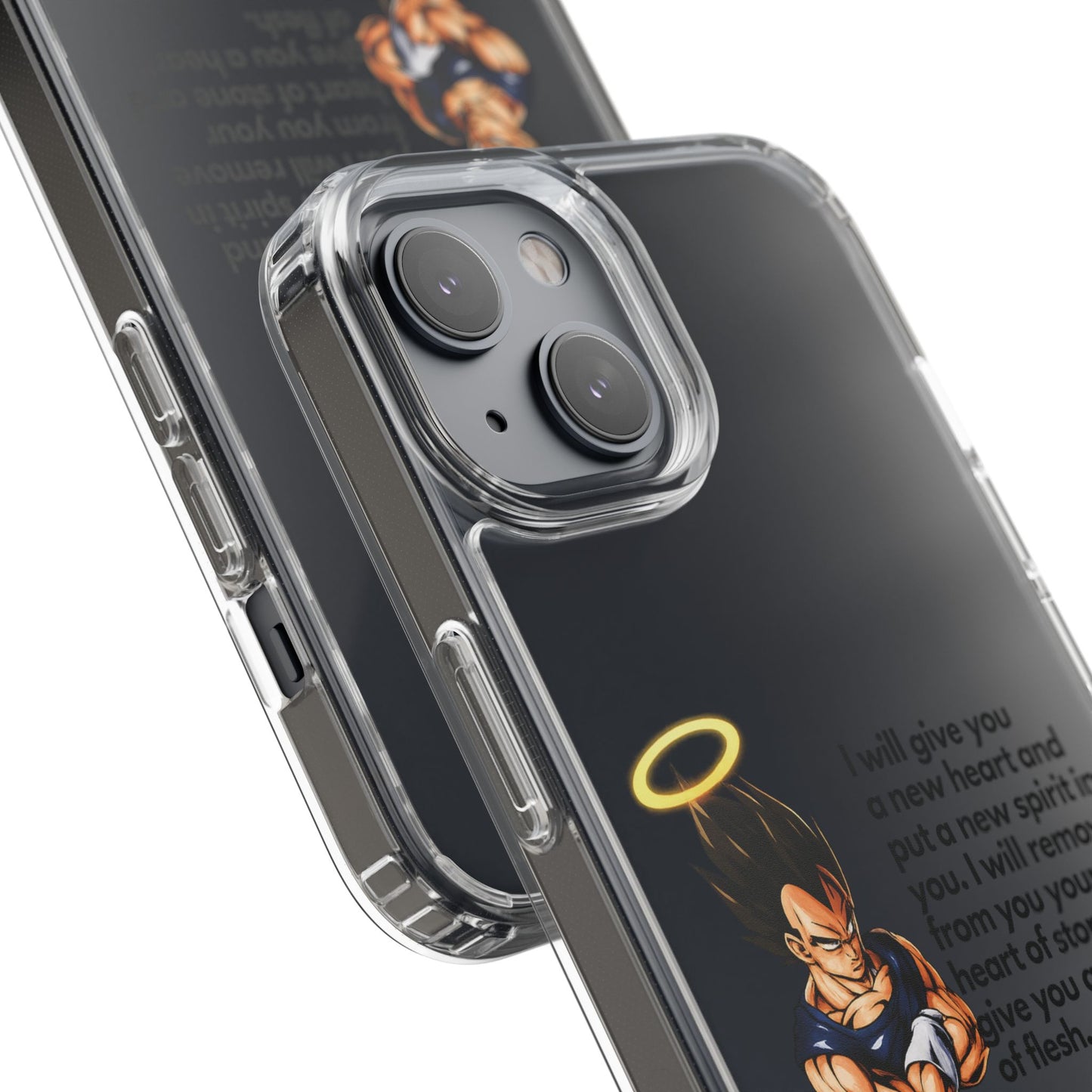 "Reborn" – Transparent Phone Case (Ezekiel 36:26)