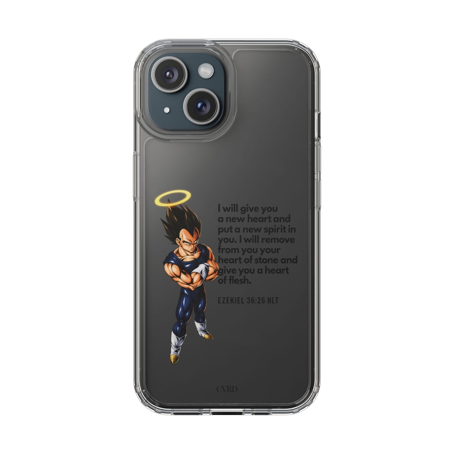 "Reborn" – Transparent Phone Case (Ezekiel 36:26)