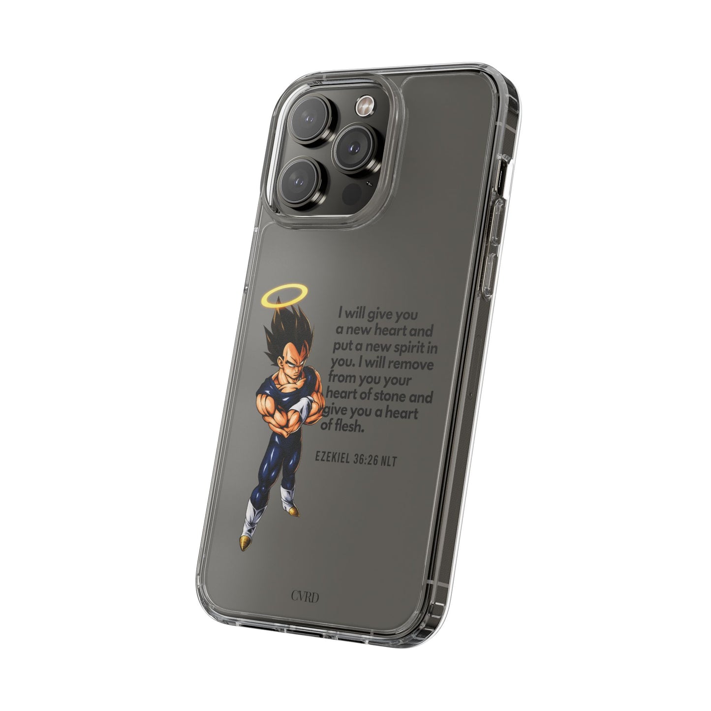 "Reborn" – Transparent Phone Case (Ezekiel 36:26)