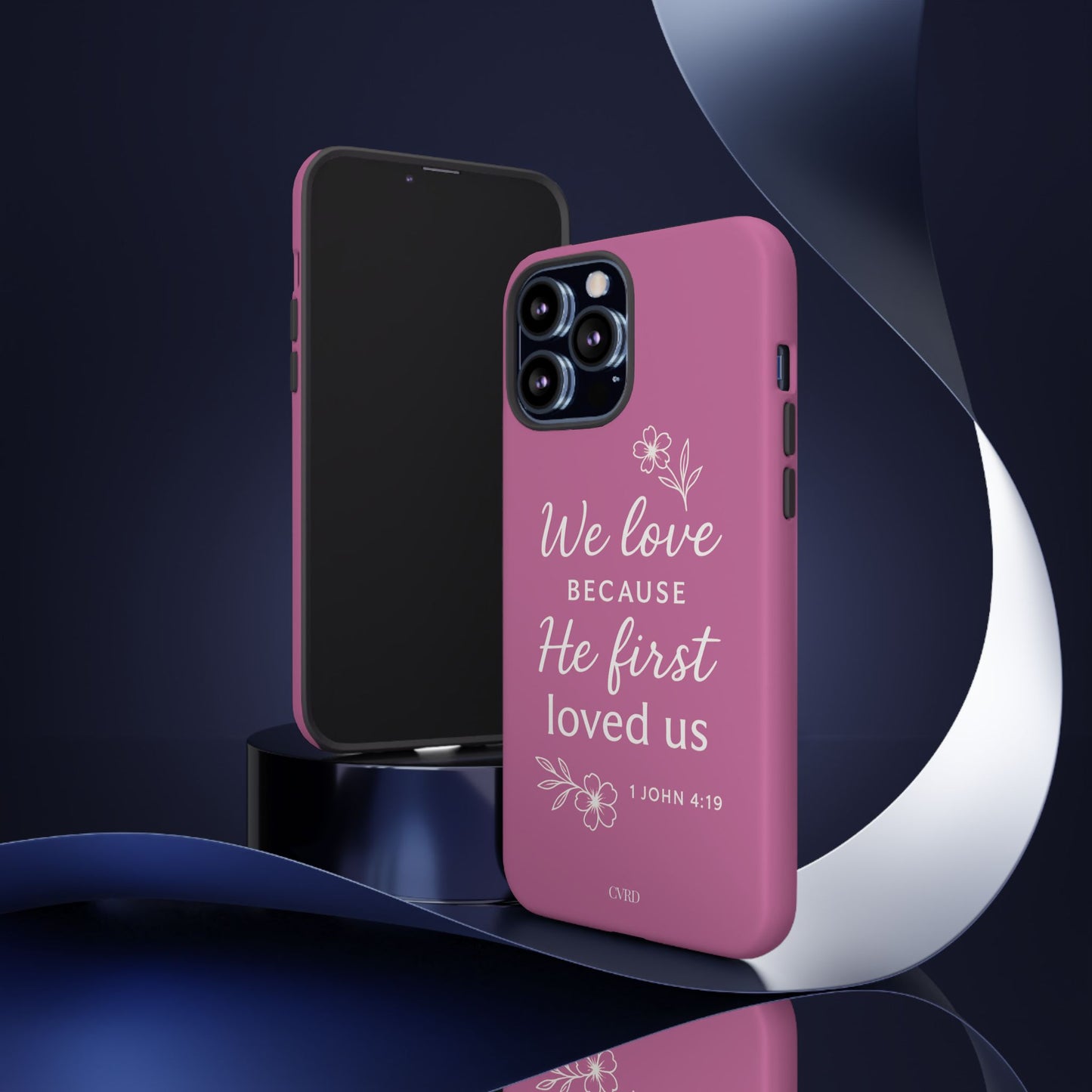 "First Love" - Pink Phone Case (1 John 4:19)