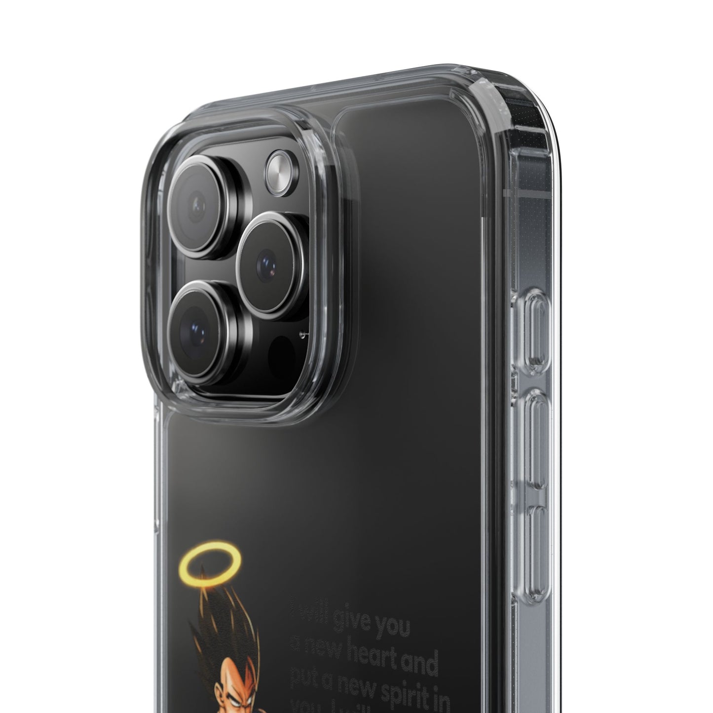 "Reborn" – Transparent Phone Case (Ezekiel 36:26)