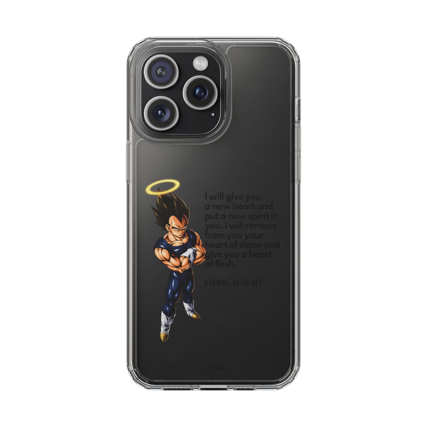 "Reborn" – Transparent Phone Case (Ezekiel 36:26)