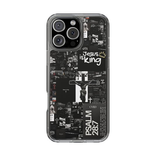 "Light In The Darkness " – Transparent Christian Phone Case