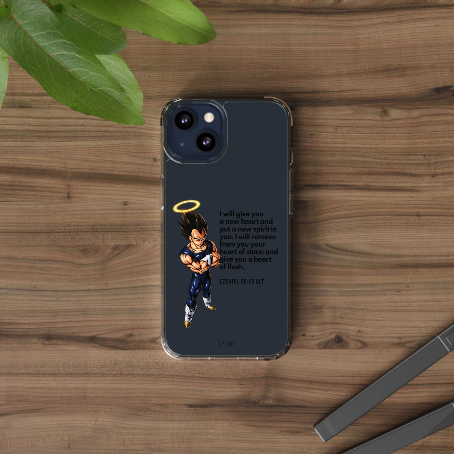 "Reborn" – Transparent Phone Case (Ezekiel 36:26)